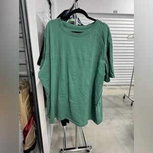 King Size | Men's Green T-Shirt | size 4XL